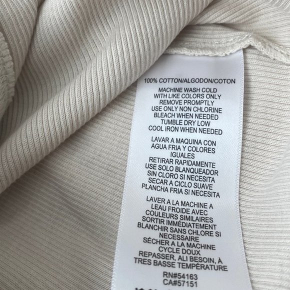 Calvin Klein Jeans V-neck Cotton Crop Top Size Small - Picture 6 of 8